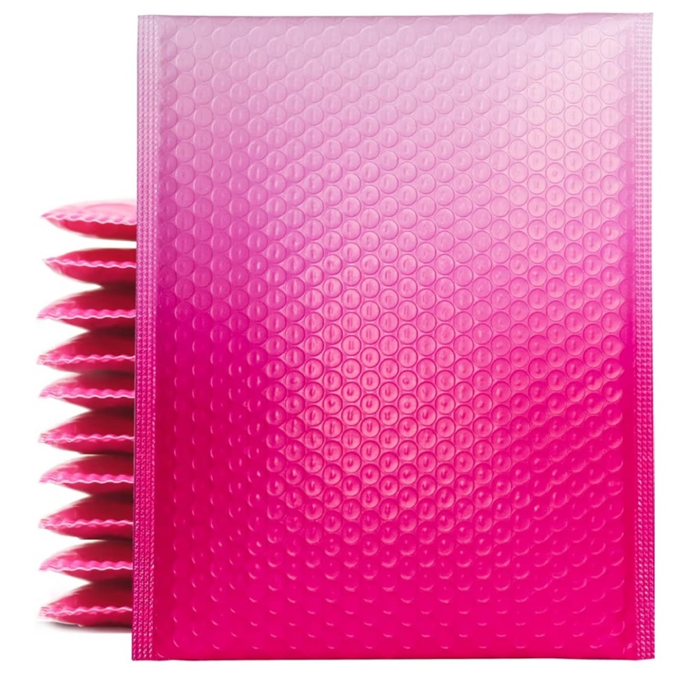 Pink Bubble Mailers 8.5 X 11